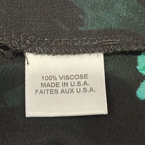 New MISA LOS ANGELES LOLITA Mini DRESS Small Emerald Green Black Floral Revolve - Picture 14 of 16